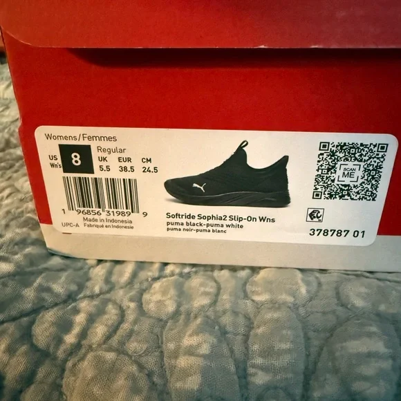 Puma Sofie2 Black slip on sneaker 8 - Picture 3 of 12